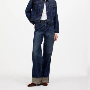 Madewell Kaihara Mill Japanese Selvedge Denim Super-wide Jeans Size 29 NWOT